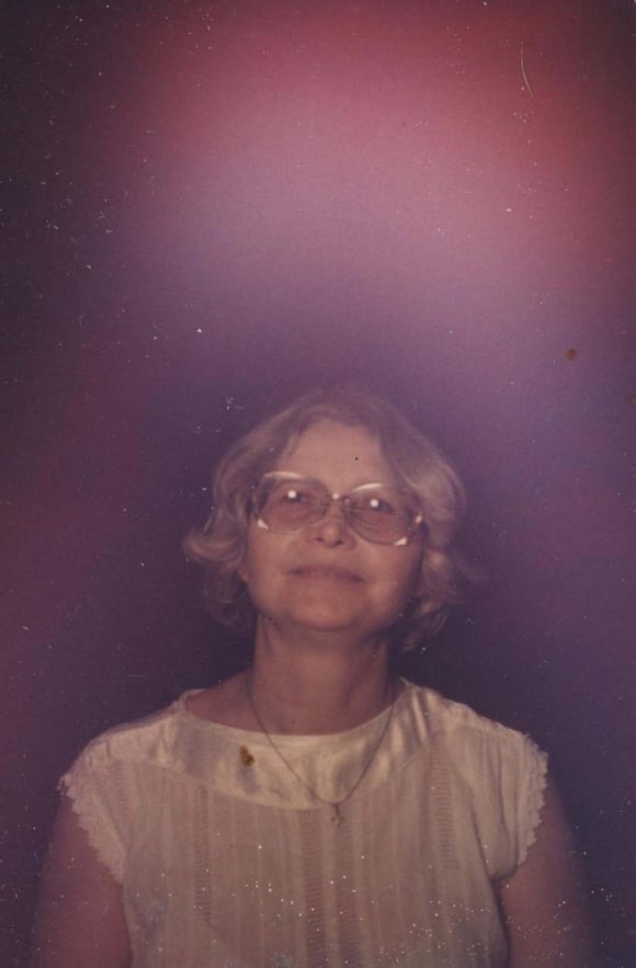 Fig. 1: Kirlian photo of author's aura in 1991 -Spiritual level 9