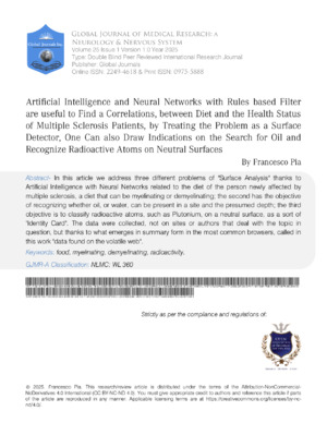 Artificial Intelligence and Neural Networks With Rules-Based Filter Are Useful to Find Correlations